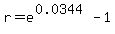 r+=++e%5E%280.0344%29+-+1