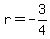 r+=+-3%2F4