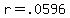 r+=+.0596