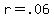 r+=+.06