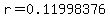 r+=+0.11998376