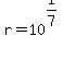 r+=+10%5E%281%2F7%29
