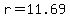 r+=+11.69