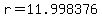 r+=+11.998376