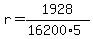 r+=+1928%2F%2816200%2A5%29