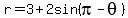 r+=+3%2B2sin%28pi-theta%29