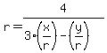 r+=+4%2F%283%28x%2Fr%29-%28y%2Fr%29+%29