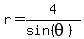 r+=+4%2F%28sin%28theta%29%29