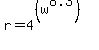 r+=+4%5E%28%28w%5E8.3%29%29