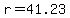 r+=+41.23+