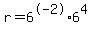 r+=+6%5E-2+%2A+6%5E4