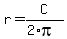 r+=+C%2F%282%2Api%29