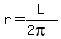 r+=+L%2F%282pi%29