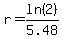 r+=+ln%282%29%2F5.48