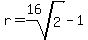 r+=+root%2816%2C2%29+-+1
