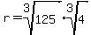 r+=+root%283%2C125%29root%283%2C4%29