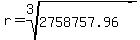 r+=+root%283%2C2758757.96%29