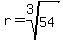 r+=+root%283%2C54%29