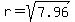 r+=+sqrt%287.96%29