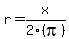 r+=+x%2F2%28pi%29