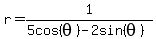 r+=1%2F%285cos%28theta+%29++-+2sin%28theta%29%29