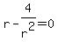 r+-+4%2Fr%5E2+=+0