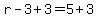 r-3%2B3=5%2B3