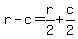 r-c=r%2F2%2Bc%2F2