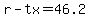 r-tx=46.2