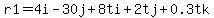 r1=4i-30j%2B8ti%2B2tj%2B0.3tk