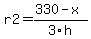 r2=+%28330-x%29%2F3h