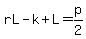 rL-k%2BL=p%2F2