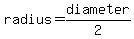 radius=diameter%2F2