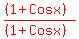 red%28%28%281%2BCosx%29%29%2F%28%281%2BCosx%29%29%29