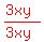 red%28%283xy%29%2F%283xy%29%29