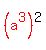 red%28%28a%5E3%29%29%5E2