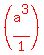 red%28%28a%5E3%2F1%29%29