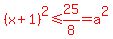 red%28%28x%2B1%29%5E2%3C=25%2F8=a%5E2%29