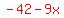 red%28-42-9x%29