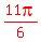 red%2811pi%2F6%29