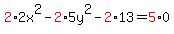 red%282%292x%5E2-red%282%295y%5E2-red%282%2913=red%285%290