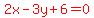 red%282x-3y%2B6=0%29