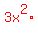 red%283x%5E2%2A%22%22%29