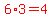 red%286%2A3=4%29