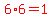 red%286%2A6=1%29