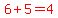 red%286%2B5=4%29