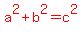 red%28a%5E2%2Bb%5E2=c%5E2%29