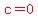 red%28c+=+0%29
