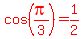 red%28cos%28pi%2F3%29=1%2F2%29