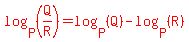 red%28log%28P%2C%28Q%2FR%29%29=log%28P%2C%28Q%29%29-log%28P%2C%28R%29%29%29